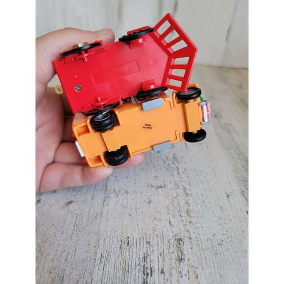 Vintage bus train mouse conductor driver set ornament Xmas unique - Picture 6 of 6